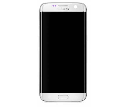 Display cu touchscreen si rama Samsung Galaxy S7 edge G935 alb GH97-18533D