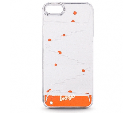 Husa plastic Apple iPhone 6 Beeyo Diamond Drops Portocalie Blister Originala