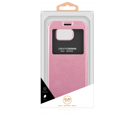 Husa piele Samsung Galaxy S7 G930 Kalaideng Sun roz Blister Originala