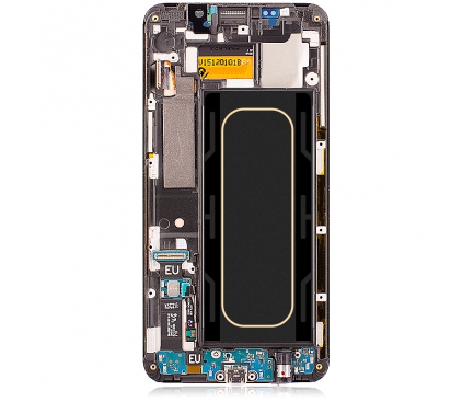 Display cu Touchscreen Samsung Galaxy S6 edge+ G928, cu Rama, Argintiu, Service Pack GH97-17819D