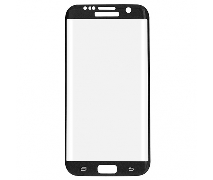 Folie Protectie ecran antisoc Samsung Galaxy S7 edge G935 Tempered Glass Full Face Neagra