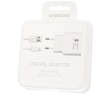 Incarcator retea USB Type-C Samsung EP-TA300CWEGWW Fast Charging alb