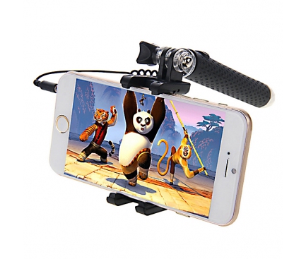 Selfie Stick cu declansator camera 3.5mm Haweel HWL-5500B Blister Original
