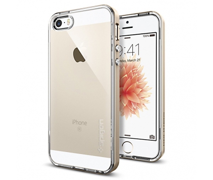 Husa Apple iPhone SE Spigen Neo Hybrid Crystal 041CS20182 aurie Blister Originala