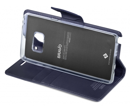 Husa piele Samsung Galaxy Note7 N930 Goospery Mercury Fancy Bleumarin Blister Originala 