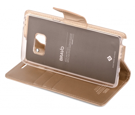 Husa piele Samsung Galaxy Note7 N930 Goospery Mercury Fancy Aurie Blister Originala 