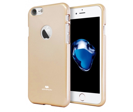 Husa silicon TPU Apple iPhone 7 Goospery Mercury Jelly Aurie Blister Originala