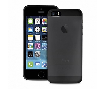 Husa silicon TPU Apple iPhone 5 Puro Ultra Slim Blister Originala