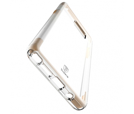 Husa silicon TPU Samsung Galaxy Note7 N930 Baseus Guards Transparenta maro Blister Originala