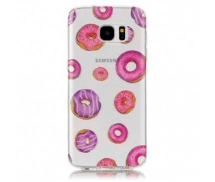 Husa silicon TPU Samsung Galaxy S7 edge G935 Doughnut
