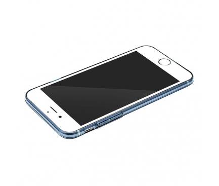 Husa silicon TPU Apple iPhone 7 Plus Baseus Simple Albastra Blister Originala