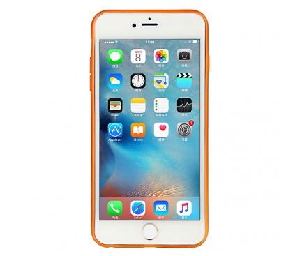 Husa silicon TPU Apple iPhone 6 Baseus Jade Portocalie Blister Originala