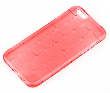 Husa silicon TPU Apple iPhone 6 Cube Rubber Rosie