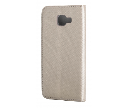 Husa Piele Samsung Galaxy A5 (2016) A510 Case Smart Magnet Bej