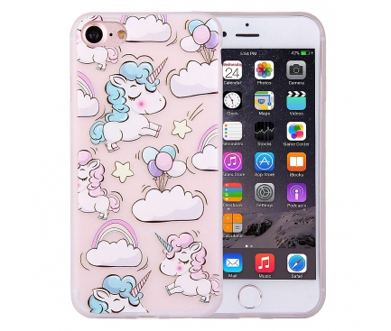 Husa silicon TPU Apple iPhone 7 Unicorn