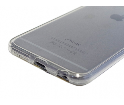 Husa silicon TPU Apple iPhone 6 Full Cover Transparenta