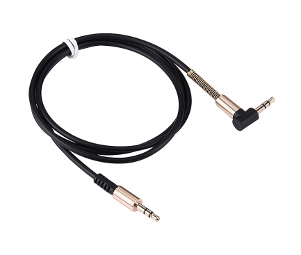 Cablu audio TRS 3.5 mm Tata-Tata 1m Spring Spiralat