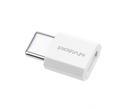 Adaptor USB Type-C - MicroUSB Google Pixel XL Pofan P15 Alb Blister Original