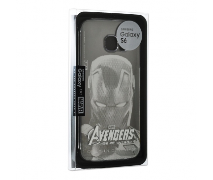 Husa plastic Samsung Galaxy S6 G920 Marvel Avengers transparenta Blister Originala