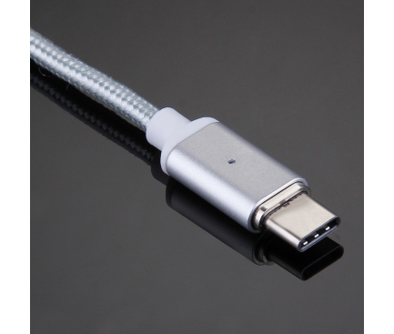 Sea slug friendship large Cablu date USB - USB Type-C HTC 10 Magnetic 1m Alb | GSMnet.ro