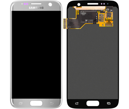 Display - Touchscreen Samsung Galaxy S7 G930 Dual SIM, Argintiu