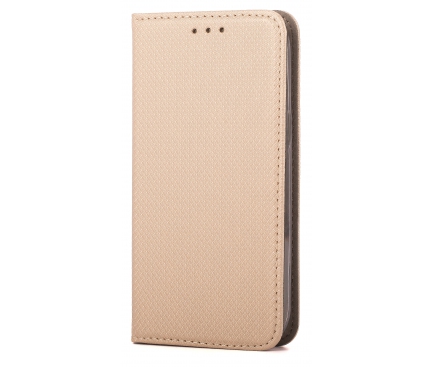 Husa Piele Samsung Galaxy S8+ G955 Case Smart Magnet aurie