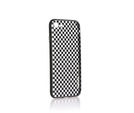 Husa silicon TPU Apple iPhone 7 Remax Gentleman Grid Blister Originala