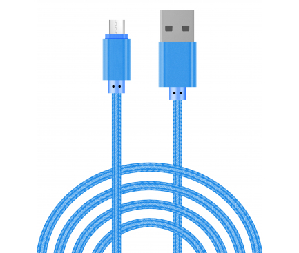 Cablu de date LG L70 D320N Woven 2m albastru