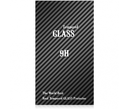 Folie Protectie ecran antisoc LG K10 (2017) M250 Tempered Glass Full Face 3D Alba Blueline Blister