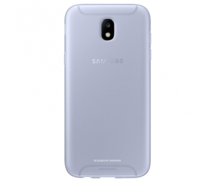 Husa Silicon TPU Samsung Galaxy J5 (2017) J530 Jelly Cover EF-AJ530TLEGWW Bleu Transparenta Blister Originala