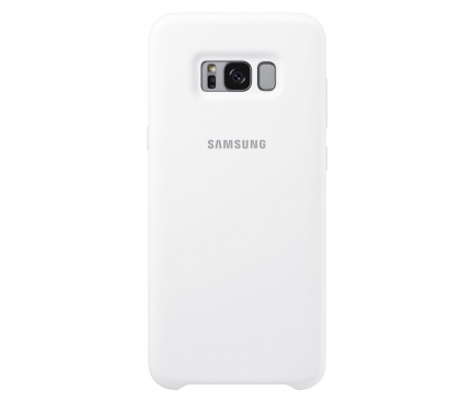 Husa silicon TPU Samsung Galaxy S8+ G955 EF-PG955TWEGWW Alba Blister Originala