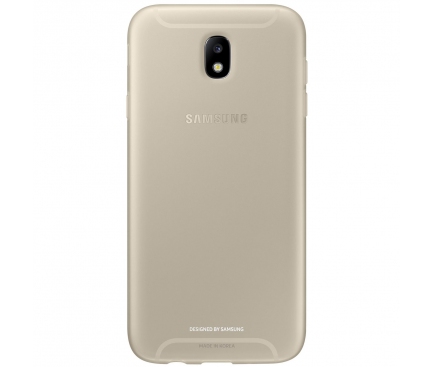 Husa Silicon TPU Samsung Galaxy J7 (2017) J730 Jelly Cover EF-AJ730TFEGWW Aurie Transparenta Blister Originala