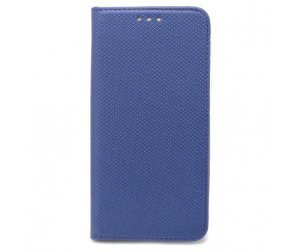 Husa Piele Samsung Galaxy Xcover 4 G390 / Samsung Galaxy Xcover 4s G398 Case Smart Magnet Bleumarin