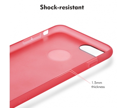 Husa Silicon TPU Apple iPhone 7 Benks Antisoc Rosie Blister Originala
