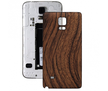 Capac baterie Samsung Galaxy Note 4 N910 Wood Maro