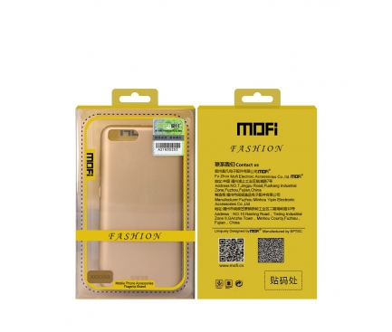 Husa plastic OnePlus 5 Mofi aurie Blister Originala