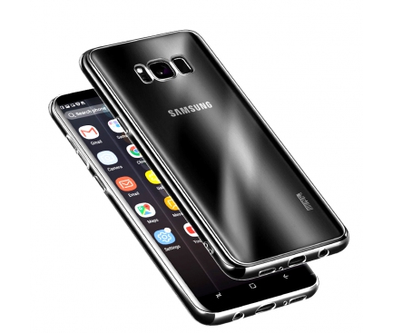 Husa silicon TPU Samsung Galaxy S8 G950 Mofi transparenta Blister Originala