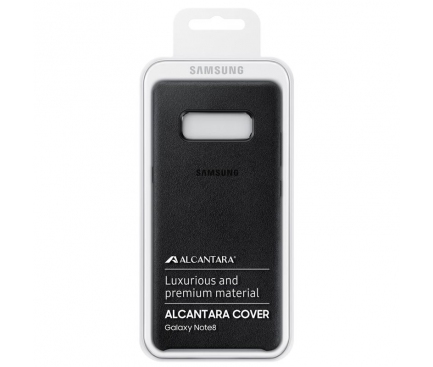 Husa Samsung Galaxy Note8 N950 Alcantara EF-XN950ABEGWW Blister Originala