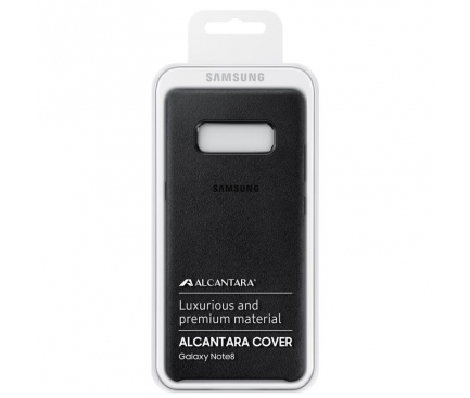 Husa Samsung Galaxy Note8 N950 Alcantara EF-XN950AJEGWW Gri Blister Originala