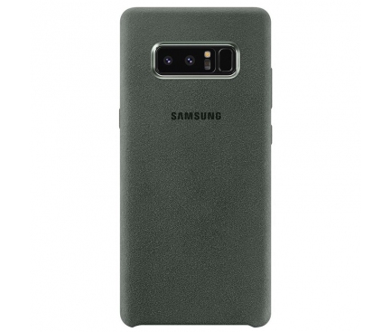 Husa Samsung Galaxy Note8 N950 Alcantara EF-XN950AKEGWW Kaki Blister Originala