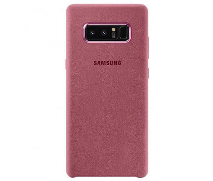Husa Samsung Galaxy Note8 N950 Alcantara EF-XN950APEGWW Roz Blister Originala
