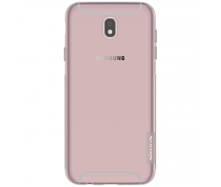 Husa silicon TPU Samsung Galaxy J5 (2017) J530 Nillkin Nature gri Transparenta Blister Originala