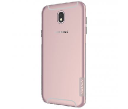 Husa silicon TPU Samsung Galaxy J5 (2017) J530 Nillkin Nature gri Transparenta Blister Originala