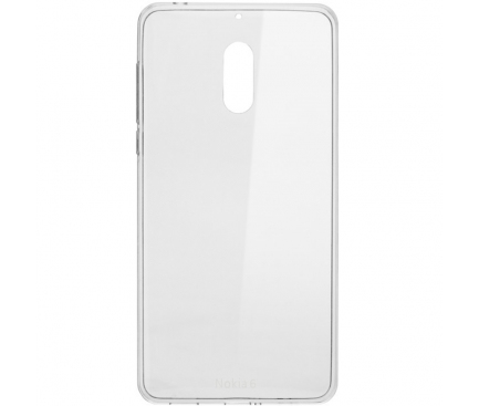 Husa silicon TPU Nokia 6 CC-101 Slim Crystal Transparenta Blister Originala