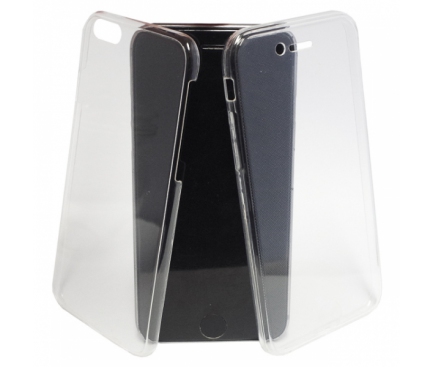 Husa silicon TPU Apple iPhone X Full Cover Transparenta