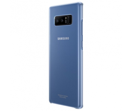 Husa plastic Samsung Galaxy Note8 N950 EF-QN950CNEGWW Clear Cover Bleumarin Blister Originala