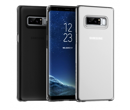 Husa plastic Samsung Galaxy Note8 N950 Anymode Pure Argintie Transparenta Blister Originala
