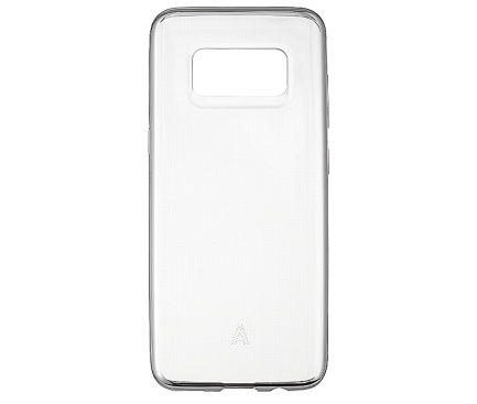 Husa silicon TPU Samsung Galaxy S8 G950 Anymode Bling Argintie Blister Originala