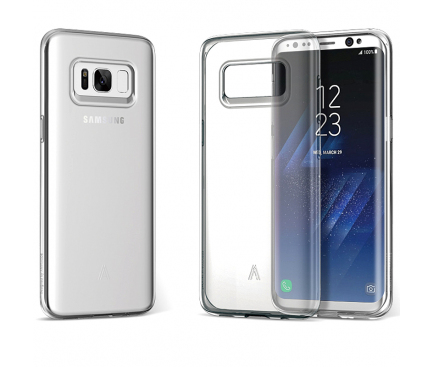 Husa silicon TPU Samsung Galaxy S8 G950 Anymode Pudding Transparenta Blister Originala