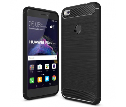 Husa silicon TPU Huawei P8 Lite (2017) Carbon